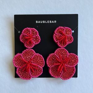 BaubleBar Rosa Flower Drop Earrings